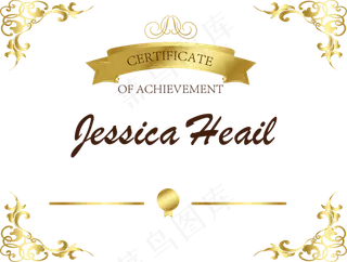 欧式花藤毕业证书