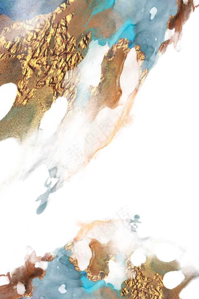水彩金色色金箔背景