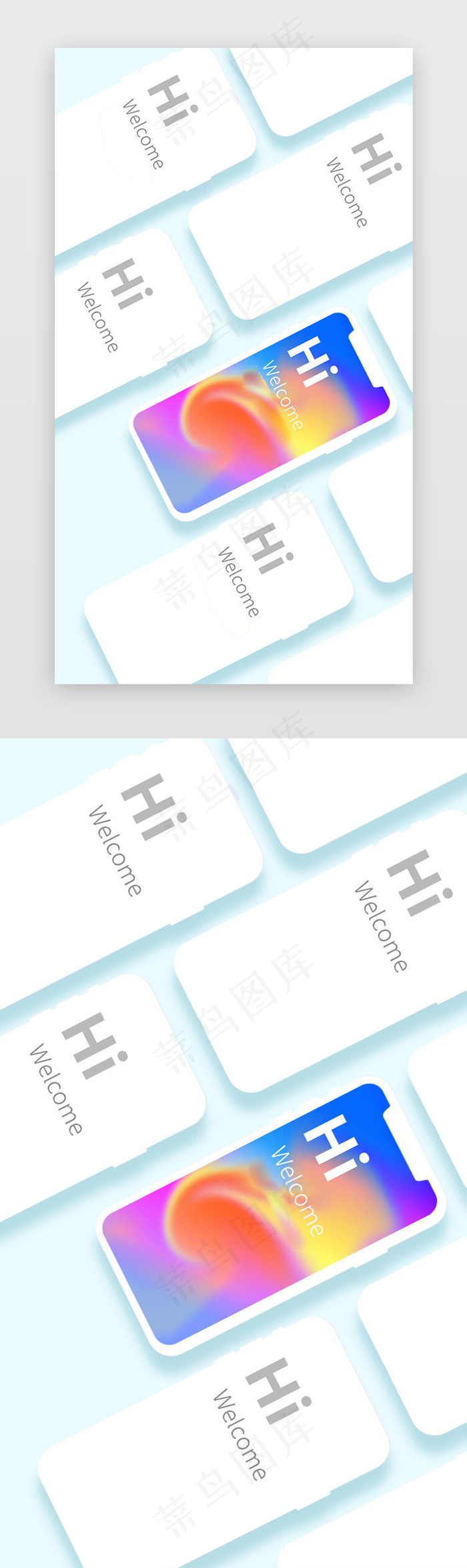  iPhoneX手机模型留海屏(750X2521(DPI:72))psd模版下载