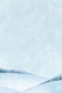 大寒节气景色psd分层banner