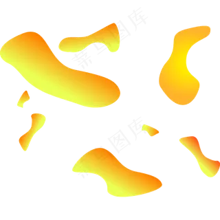 618电商流体渐变主题装饰素材