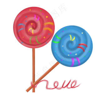 相片情人节水果棒棒糖