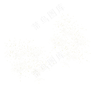 金色碎花点点,免抠元素