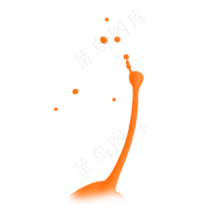 果汁橙汁飞溅,免抠元素