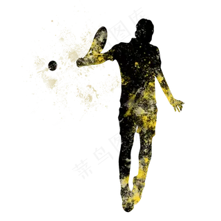 开学季网球社团招新剪影,免抠元素