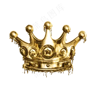 欧式高尚金属质感皇冠,免抠元素