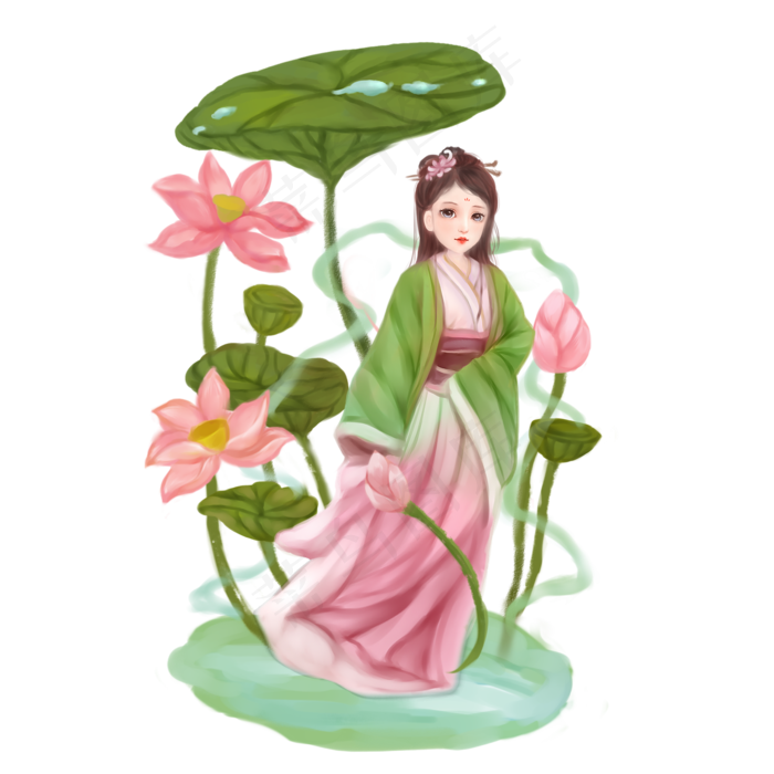 荷花姑娘
