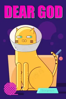 萌宠魔性猫咪平面插画