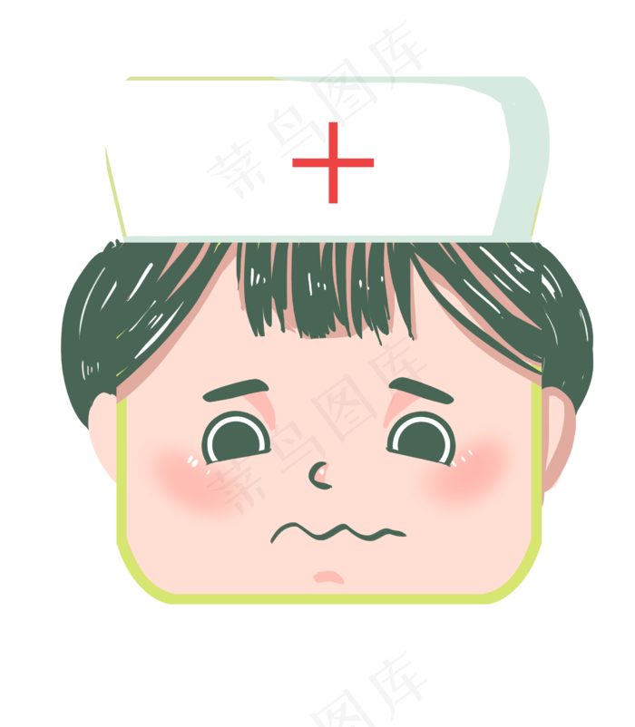 五一劳动节护士表情包护士头像恶(2466X2826(DPI:300))psd模版下载
