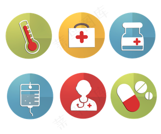 医院医疗医药图标