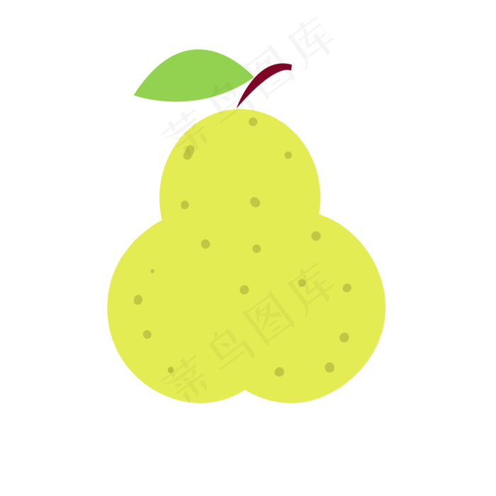 果水果果子蔬菜梨子(2000X2000(DPI:300))psd模版下载
