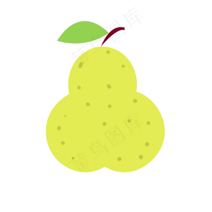 果水果果子蔬菜梨子(2000X2000(DPI:300))psd模版下载
