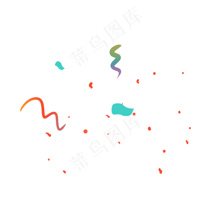 漂浮图案素材,免抠元素