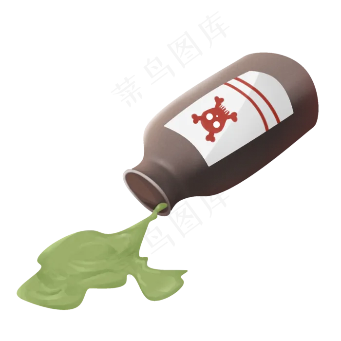 禁毒药瓶装饰,免抠元素(2480*2480px 300 dpi )psd模版下载