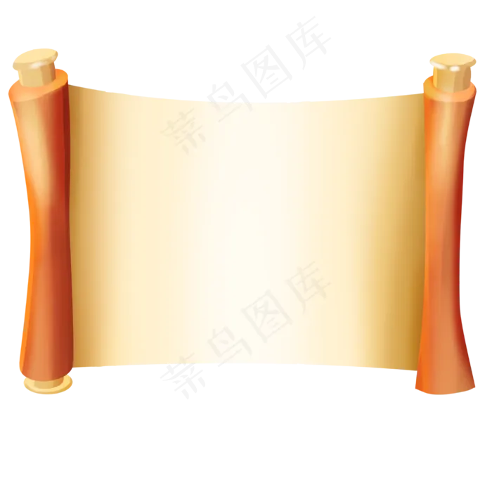 中国风复古风卷轴(3000X3000(DPI:300))psd模版下载