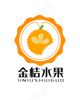 黄色装饰水果LOGO