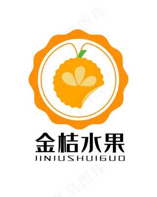 黄色装饰水果LOGO