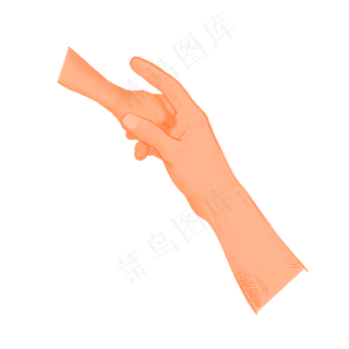 小孩牵大人温暖免扣