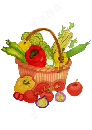 秋季蔬菜水果养生免抠食材插图