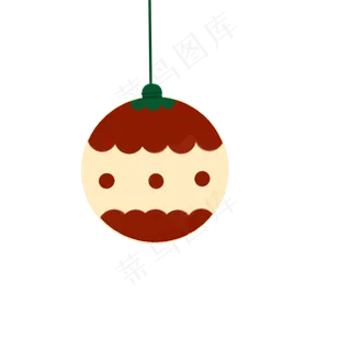 圣诞节球红绿装饰平安夜礼物PNG,免抠元素