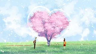 爱情树下邂逅心跳的感觉治愈系