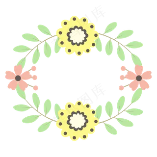 小清新花边矢量素材,免抠元素