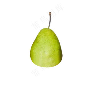 绿色圆弧梨子食物元素