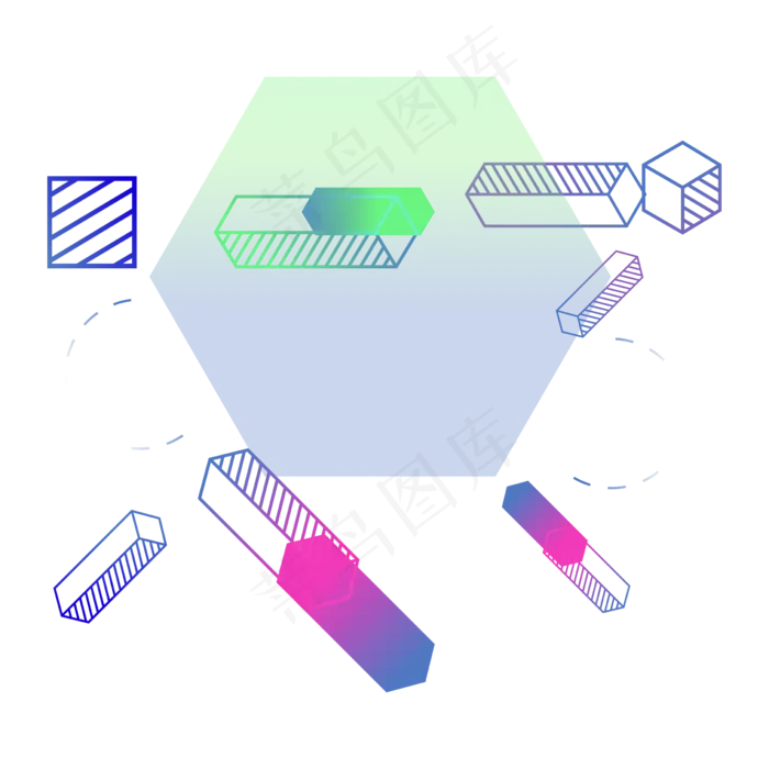 618电商年中大促装饰素材(580X580)eps,ai矢量模版下载