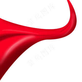 红色绸缎