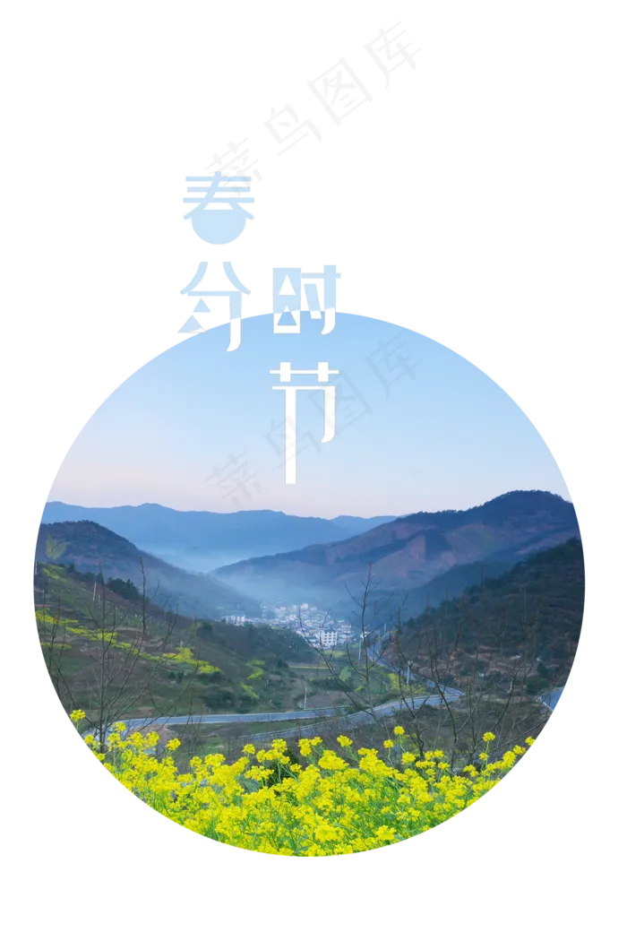 春分时节油菜花,免抠元素(2000X2000(DPI:300))psd模版下载