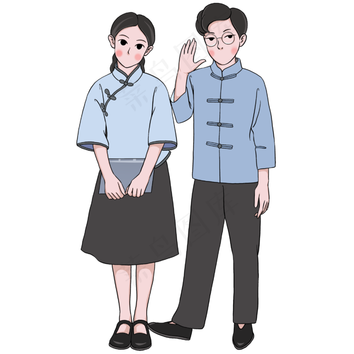 五四青年节民国青年(3000X3000(DPI:132))psd模版下载