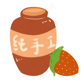 纯手工草莓果酱酿制