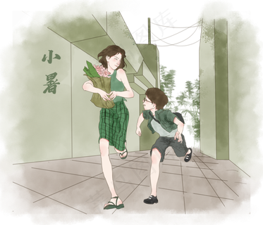 夏日节气少年小暑回忆