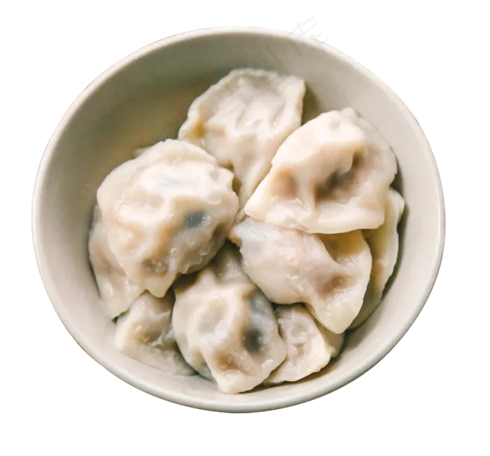 一碗美味水饺,免抠元素(2000X2000)
