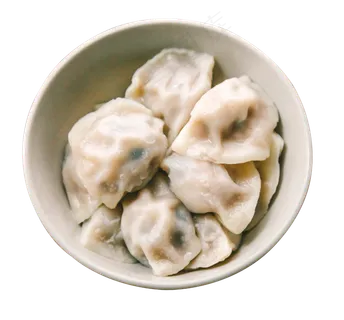 一碗美味水饺,免抠元素 一碗美味水饺,免抠元素