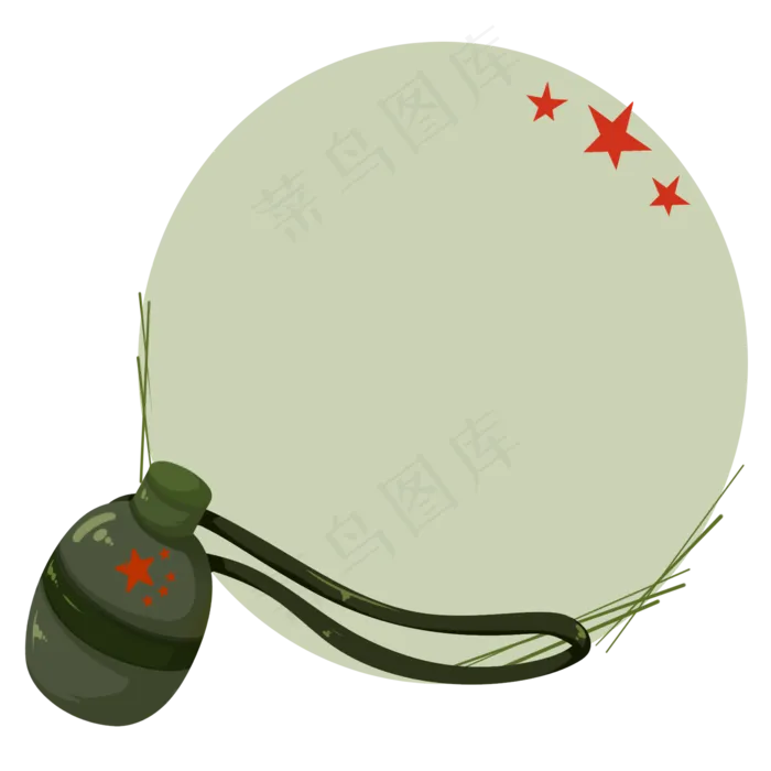 建党节水壶边框(2000X2000(DPI:299))psd模版下载