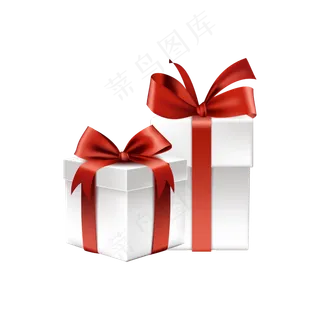 矢量手绘立体礼盒,免抠元素