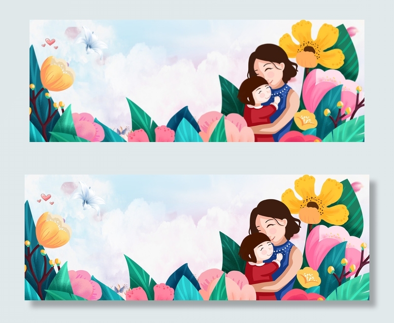 温馨花卉妇女节女王节女神节海报背景