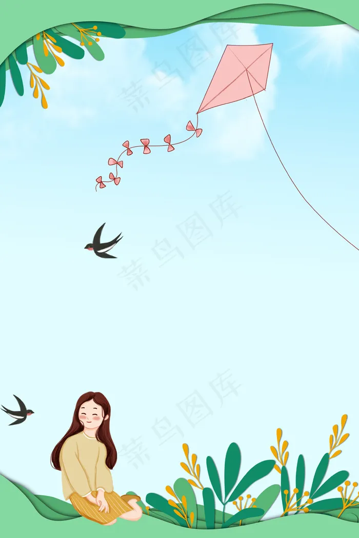 春的景色免费下载(3543*5315px 	      )psd模版下载