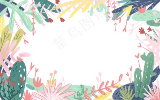 花草装饰唯美婚礼PNG