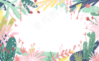 花草装饰唯美婚礼PNG