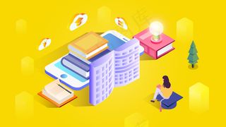 手机阅读书籍生活方式