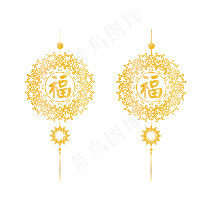 矢量手绘中国挂饰,免抠元素(4167*4167px 300 dpi )ai矢量模版下载
