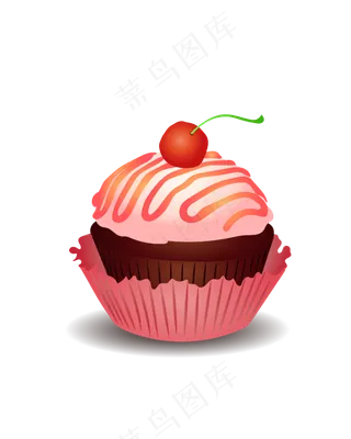 矢量美味甜品糕点