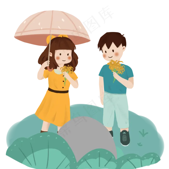 清明节气套图回乡祭祖(2000X2000(DPI:299))psd模版下载