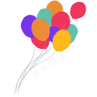 儿童节气球一束