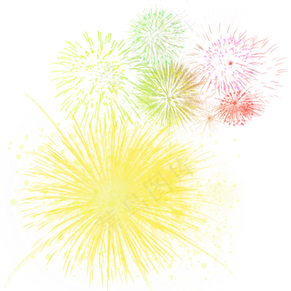 烟花焰火花火,免抠元素