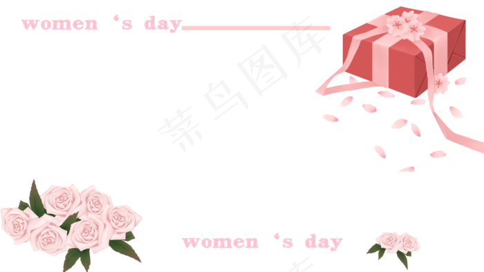 38女王节电商卖场边框设计