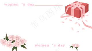 38女王节电商卖场边框设计