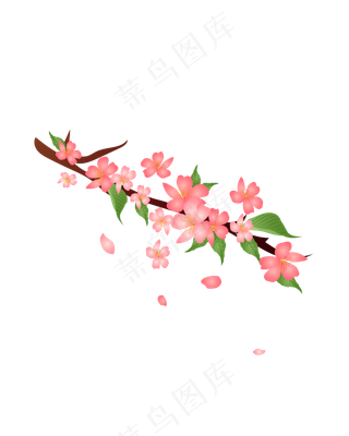 矢量免扣卡通花朵